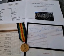 WW1 Victory Medal Pte Burgess