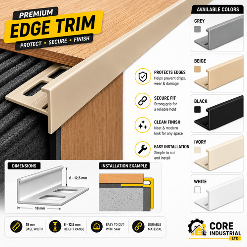 Pvc straight edge tile - straight,