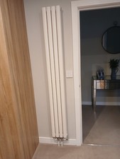 Vertical Flat White Radiator
