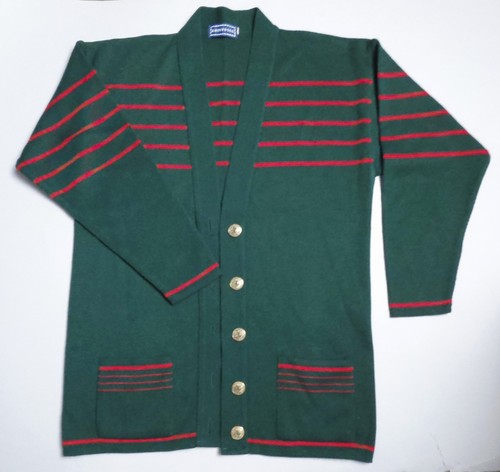 Vintage acrylic cardigan green - vintage,