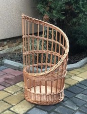 wicker baguette basket rattan
