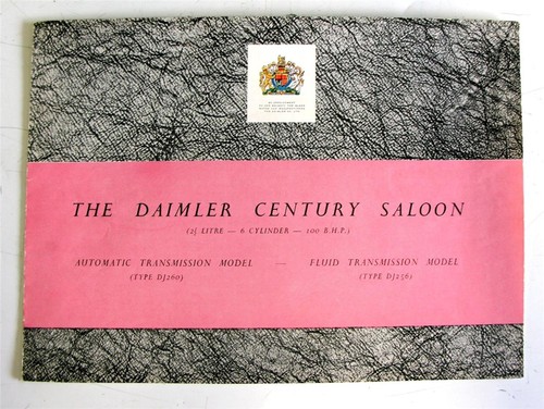 Daimler century saloon car - daimler,