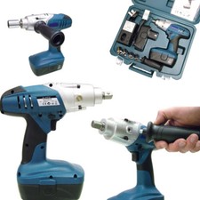 24V CORDLESS IMPACT WRENCH SOFT GRIP TOOL CONSTRUCTION RECHARGEABLE 2 BATTERIES