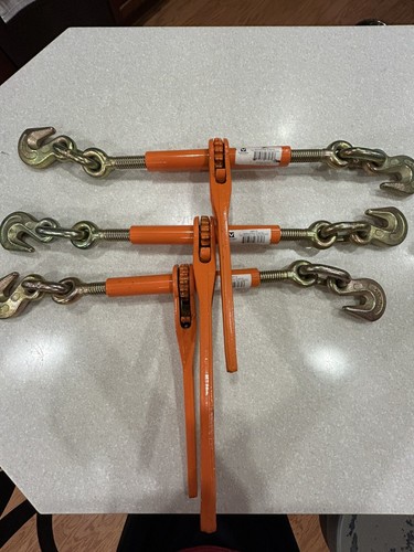 Ratchet style load binder with - load,