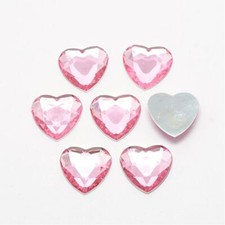 ❤10 pcs - PINK - LARGE HEART
