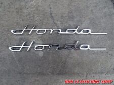 Chrome Emblem Frame Honda CF50 CF70 ST50 ST70 CT70 DAX CHALY // 2 pcs