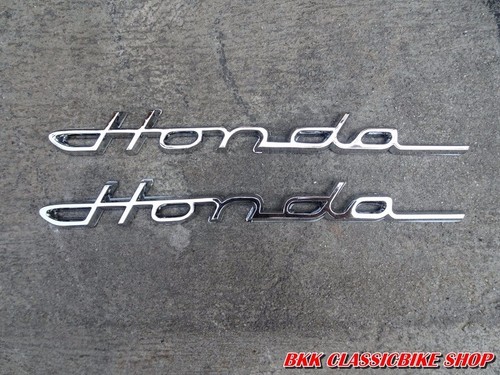 Chrome emblem frame honda cf50 - chrome,