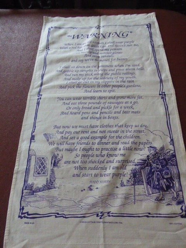 Collectable grandma warning - collectable, grandma's