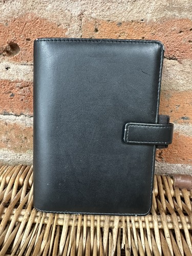 Filofax black leather - filofax,