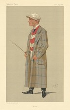 VANITY FAIR SPY CARTOON Herbert Mornington Cannon 'Morny' Jockey 1891 print
