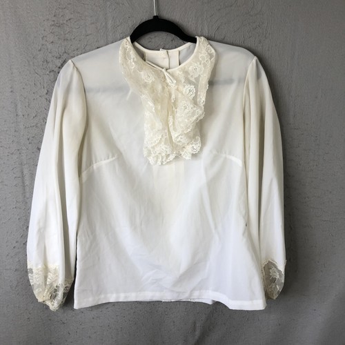 Vintage ruffle blouse womens - vintage,