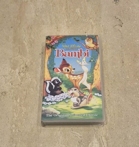 Bambi walt disney vhs - -,