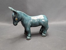 Vintage Blue Donkey Figurine