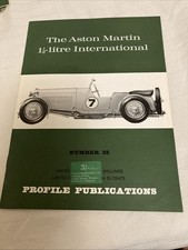 Profile Publications Number 33 - The Aston Martin 1   1/2 Litre