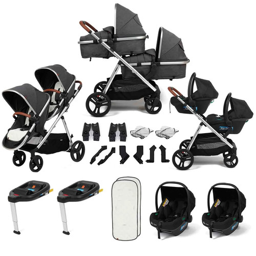 Double pushchair travel - double,
