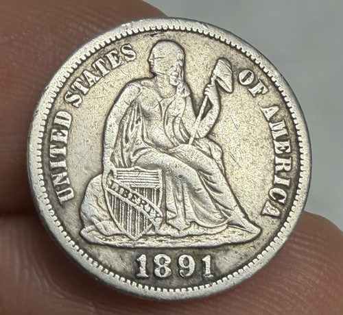 1891 seated liberty - |,