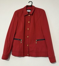 Hucke Woman Red Jacket Size UK