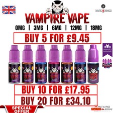 Vampire Vape E Liquid | 5 x 10ml For £9.45 | Vape Juice | Heisenberg | Pinkman