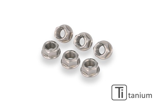 Cnc nuts crown m10x1 - nuts,