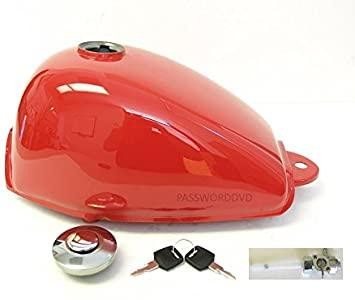 Red fuel tank cap - red, ignition