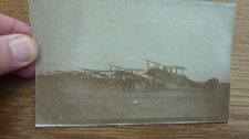 WW1 ORIGINAL PHOTO ROYAL FLYING CORPS DH4 AIRCRAFT IN MIDDLE EAST 5.5 X 3.5"