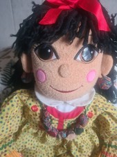 Rosie From Rosie & Jim Vintage 1999 Rag Doll Large 30” Excellent Cond Smoke Free