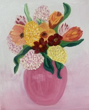 Vibrant  floral  still life
