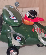 Tony Carter Collectable Bi Plane Aeroplane Themed Teapot Rare Limited Edition