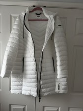DKNY Long Padded Parka Hooded