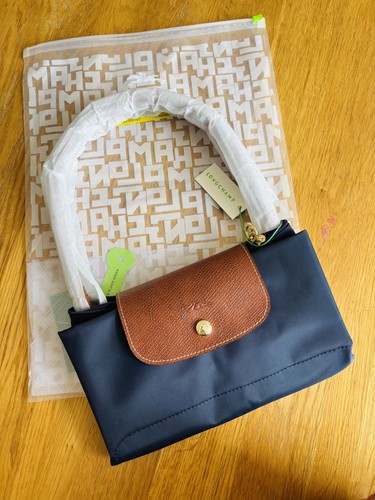 Navy large longchamp - navy, bag