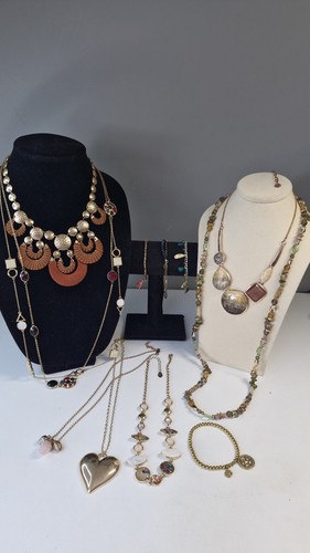 Gold tone jewellery bundle - tone,