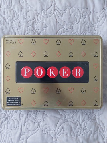 Marks spencer poker tin game - spencer,