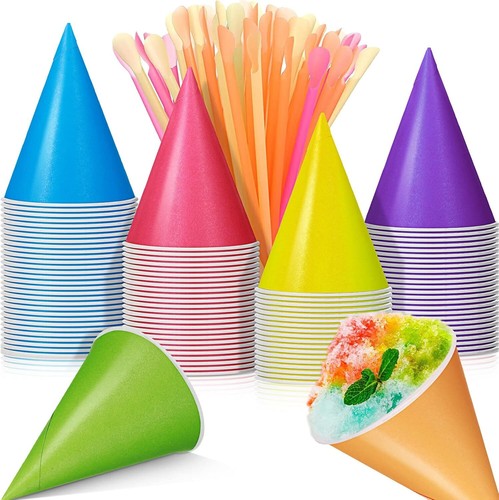 100 pcs snow cone cups - 100,