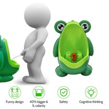Frog Shaped Children Potty Toilet Training Kids Urinal Boys Pee Trainer Bathroom