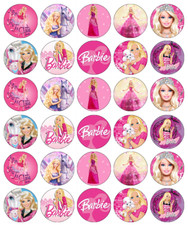 Barbie x 30 Cupcake Toppers