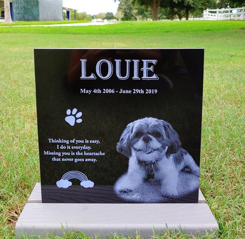 Tombstone paw print pet - tombstone,