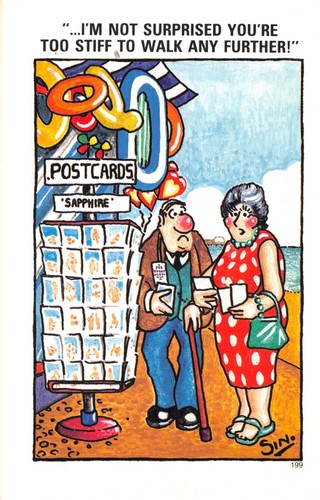 Sapphire comic postcard sin - sapphire,