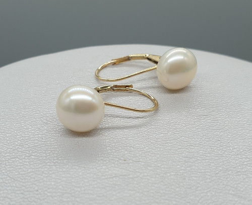 9ct yellow gold - gold, pearl