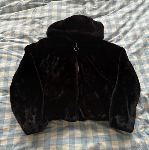 Topshop women black faux - topshop,