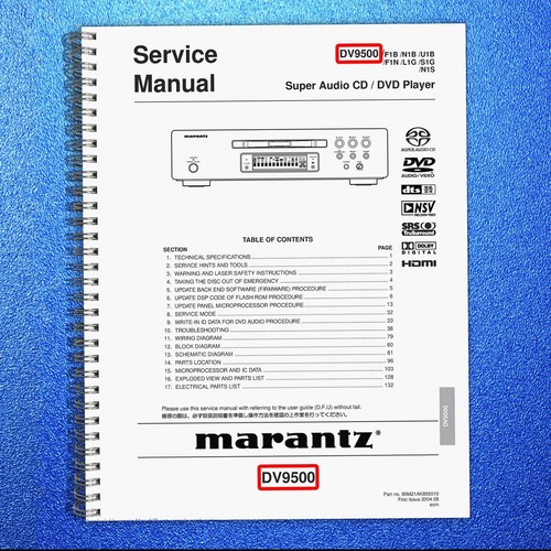 Marantz dv9500 super - marantz,