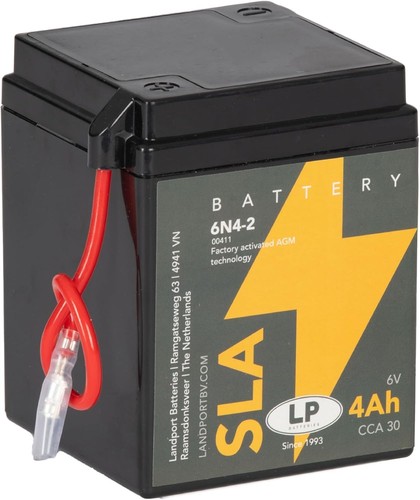 Motorbike 6n4 sla battery - motorbike, lp
