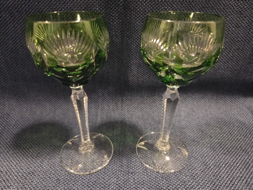 Pair bohemian emerald green - bohemian,