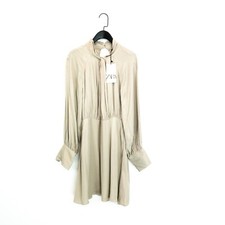 Zara Greige Twist High Neck