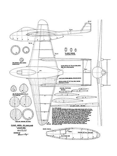 Vampire wingspan rc - 20",