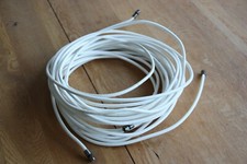 11.2 & 6.2m Metre Satellite Extension Coax Cable Lead - used w nicks in flex