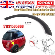 Rear Right Wheel Arch Trim Fender FFor Mini Cooper R50 R53 R52 00-08 51131505868
