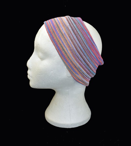 Striped cotton hair - striped, fair
