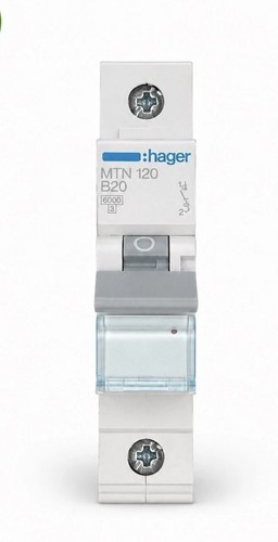 Hager mtn120 b20 - b20, 20a