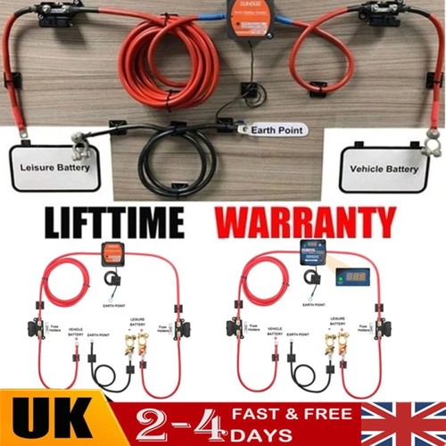 Split charge relay kit - 3/5/7m,