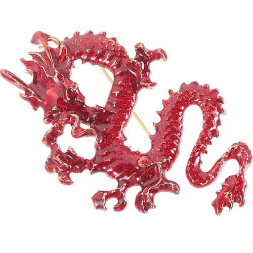 Dragon brooch for clothes - for,
